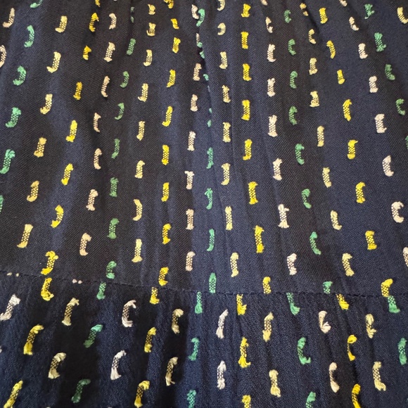 NWT Loft Mini Skirt Navy with Pattern XL - Picture 2 of 6